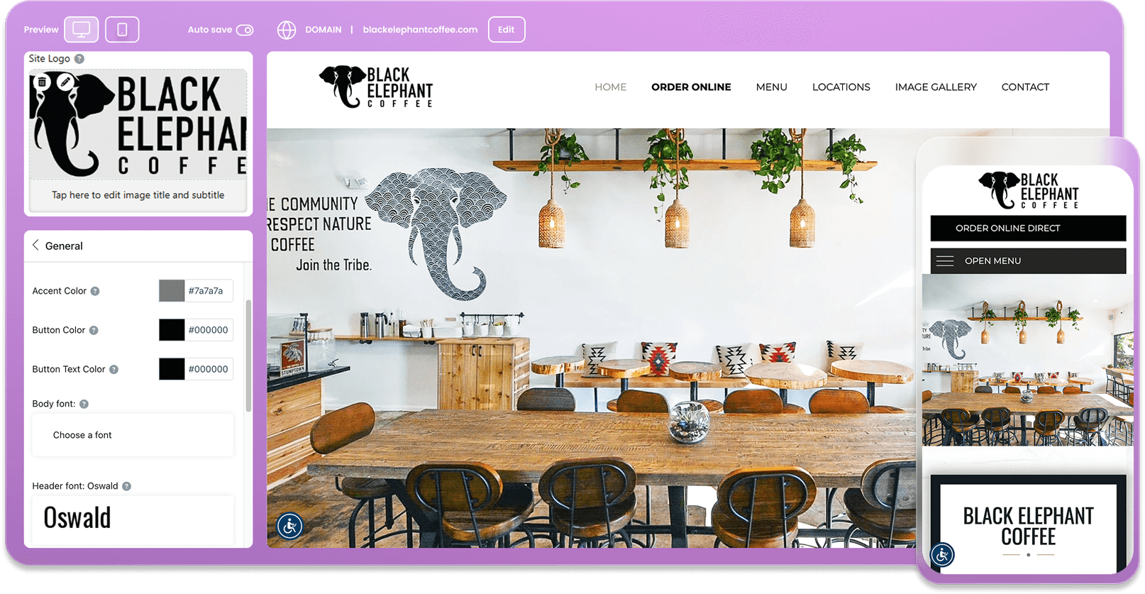 Customizable Websites